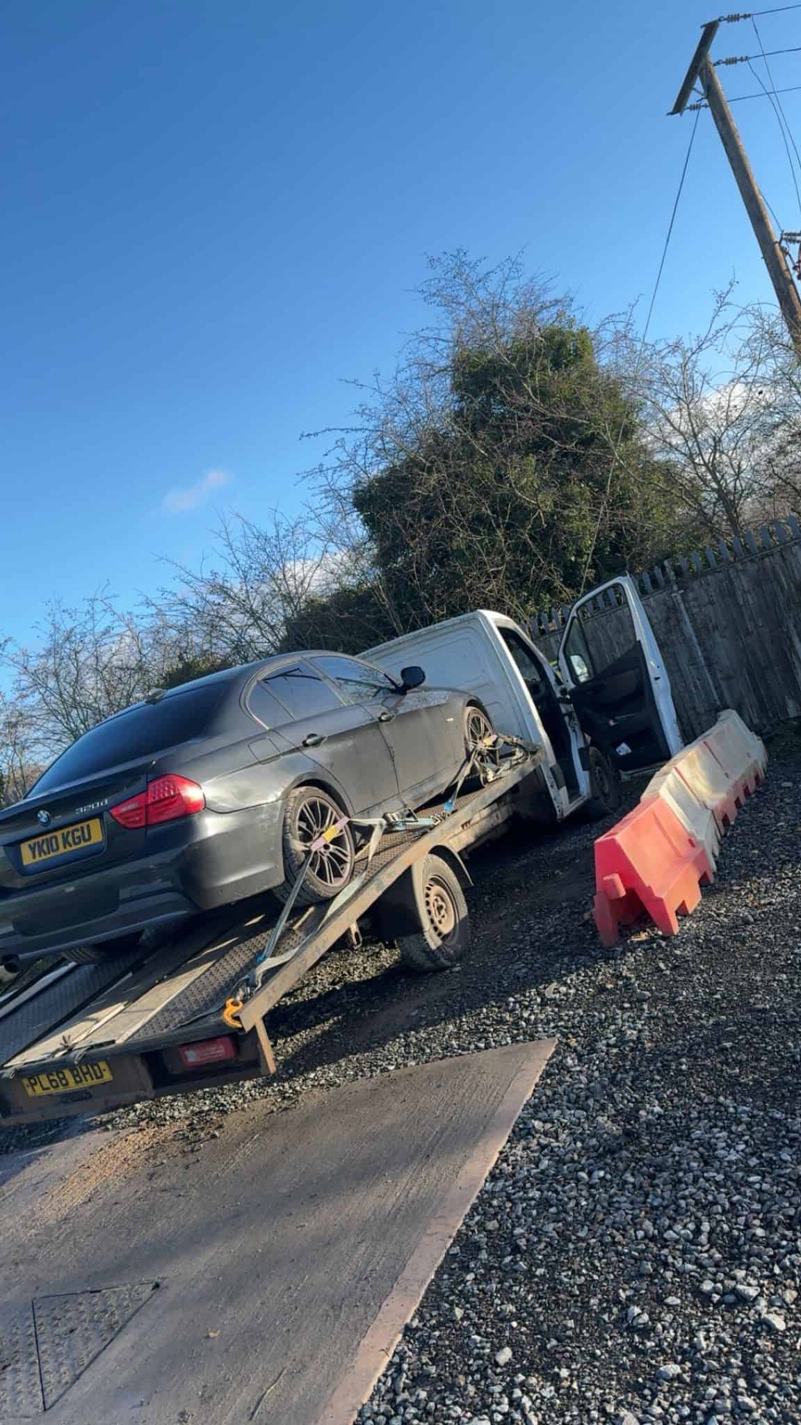 Car recovery service for accident vehicles in Telford & Wrekin.