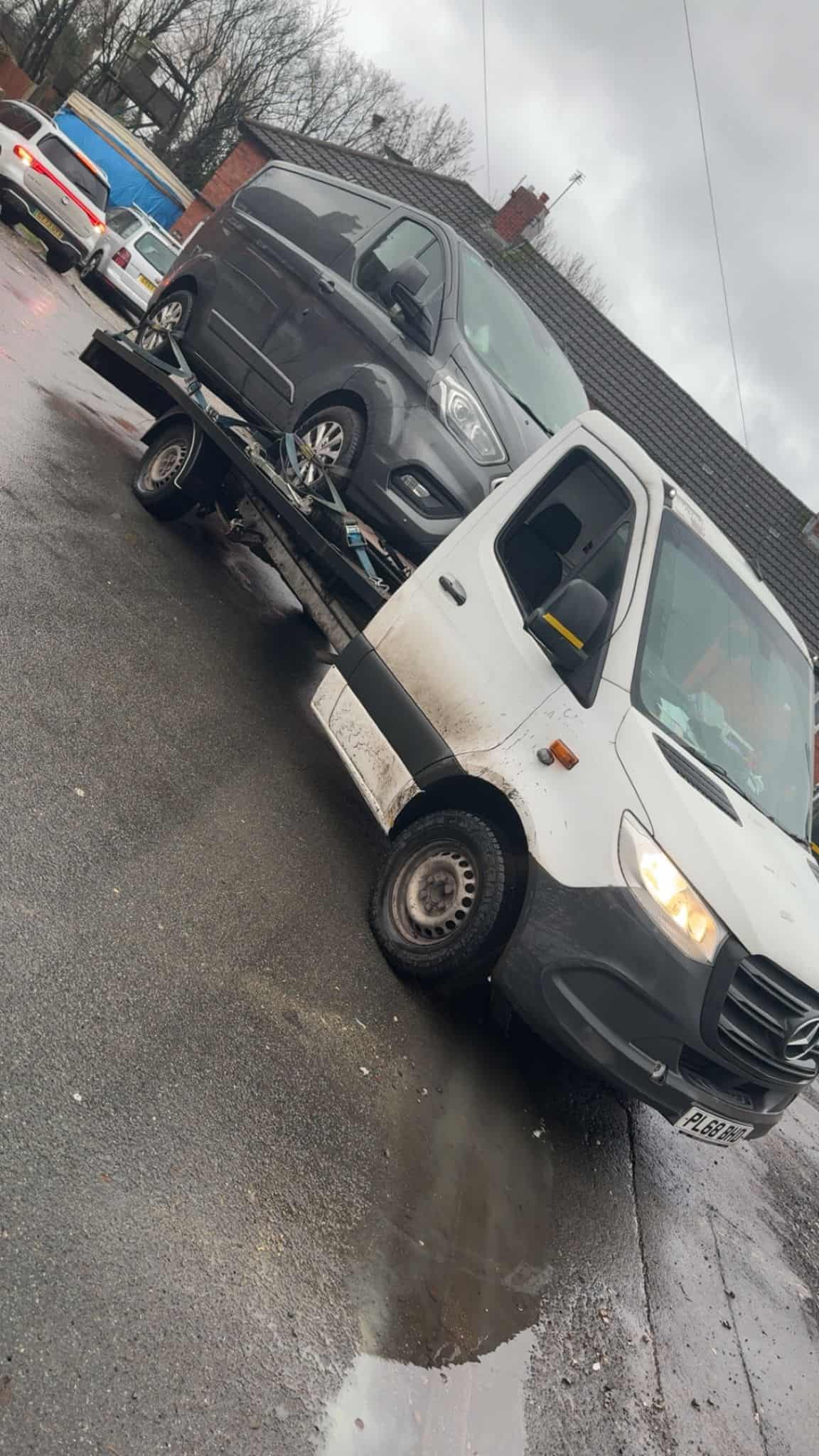 Vehicle recovery service in Telford & Wrekin area with tow truck.